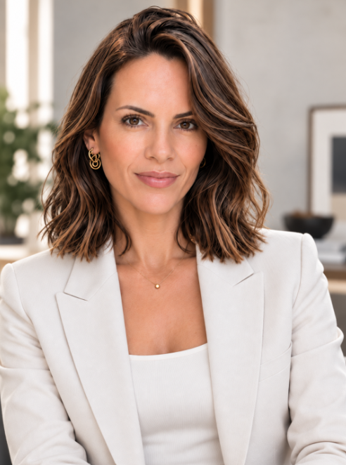 Retrato institucional de Talita Huguenin